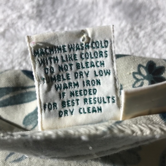 LL Bean Vintage Silk Linen Wrap Skirt Size 8 - Picture 11 of 12